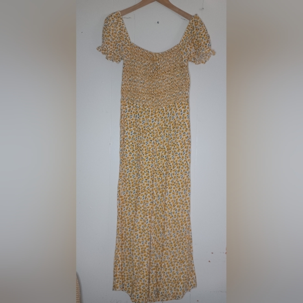 Faithfull the Brand Yellow Floral Jumpsuit - Picture 2 of 16